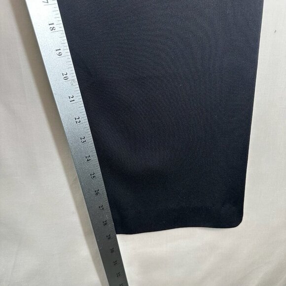 Misook Pants Womens M Exclusively High Rise Straight Pull On Elastic Waist Black - Picture 8 of 9